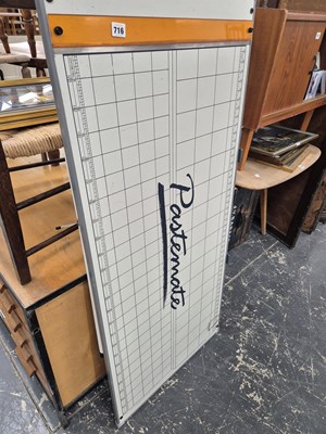 Lot 716 - A paste-mate folding work table.