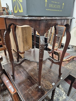 Lot 740 - An Edwardian occasional table.
