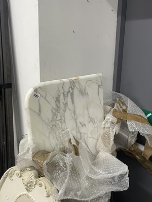 Lot 747 - a large marble cabinet top