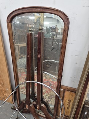 Lot 750 - A cheval mirror.