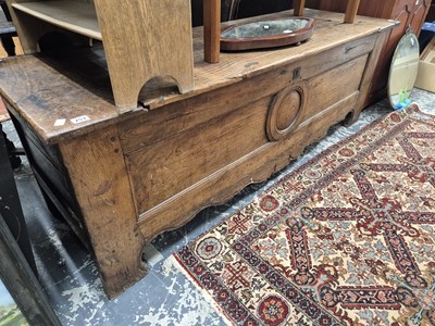 Lot 751 - An 18th century continental large coffer.