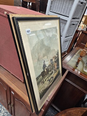 Lot 757 - A pair of antique sporting prints.