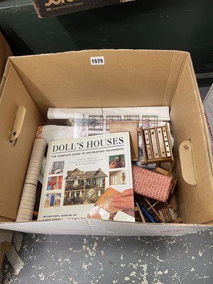 Lot 1575 - Some doll's house furniture together with a...