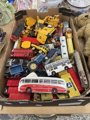 Lot 1579 - Die-cast buses, cars and other vehicles by...