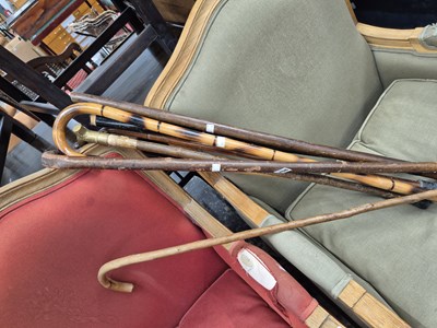 Lot 768 - Various walking sticks etc.