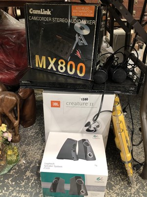 Lot 1590 - Boxed JBL Creature II speakers & subwoofer,...