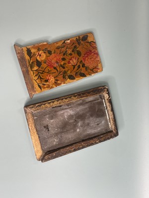 Lot 364 - An East European antique travel mirror