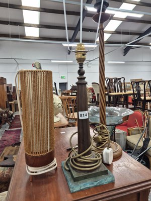 Lot 814 - Three table lamps.