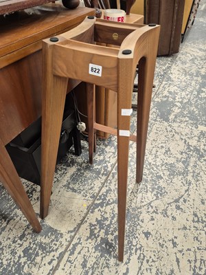 Lot 822 - A Retro Zeitraum walnut stool base.