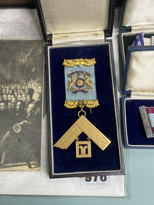 Lot 376 - A monogrammed case initial E.J.O'C containing...