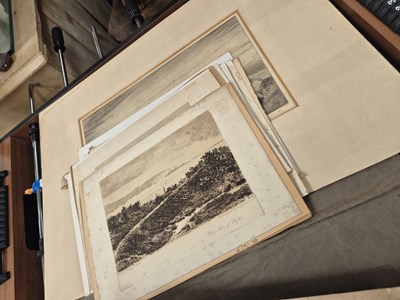 Lot 831 - A folio of various prints and engravings.
