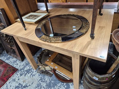 Lot 861 - A small modern dining table.