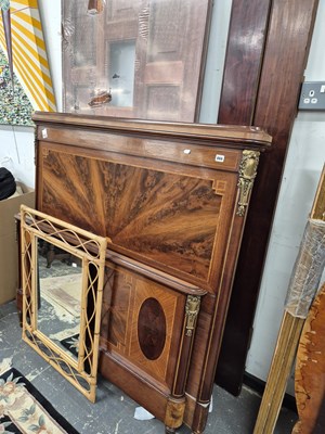 Lot 866 - A good quality french mahogany, inlaid and...