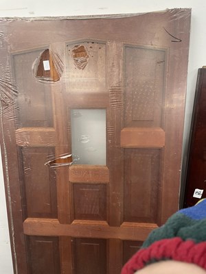 Lot 866a - A hardwood front door ( as new)