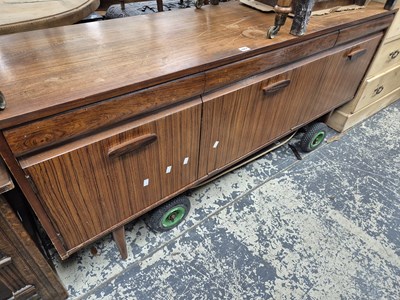 Lot 887 - A retro teak sideboard.