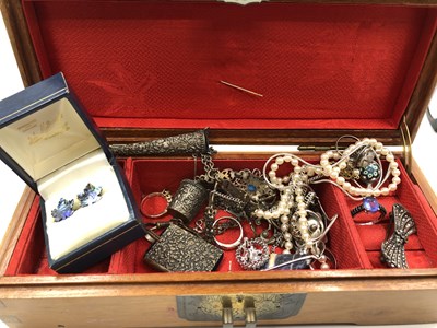 Lot 407 - An antique chatelaine together with a...