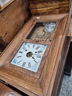 Lot 923 - An American wall clock.