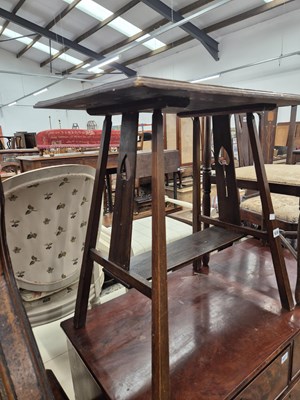 Lot 938 - An arts and crafts occasional table.