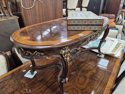 Lot 972 - A good quality H&L Epstein mahogany oval...
