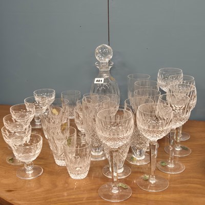 Lot 401 - A Waterford 'Colleen'pattern drinking set...