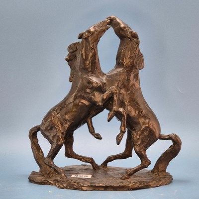 Lot 405 - John Skeaping (1901-1980), a bronze group of...