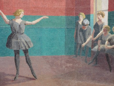 Lot 124 - Malcolm Drummond (1880-1945). Ballet lessons....