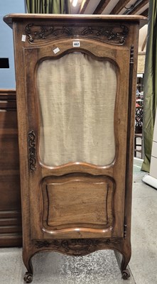 Lot 462 - A 19th century French mahogany display cabinet...