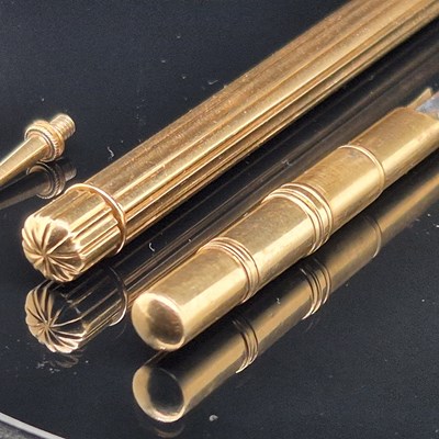 Lot 40 - A S. Mordan & Co combination fountain pen and...
