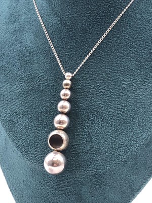 Lot 81 - Jacqueline Rabun. A silver 'Cave' pendant...