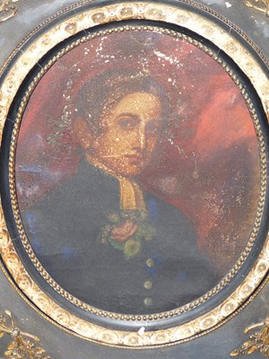 Lot 140 - 19th century school. Portrait of a Young...