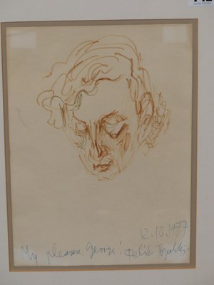 Lot 142 - Felix Topolski (1907-1989) ARR. portrait head...