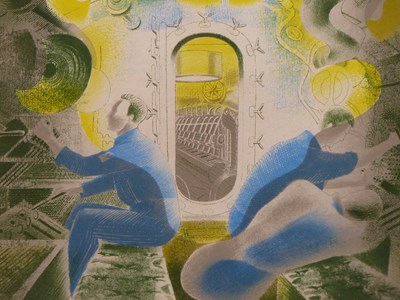 Lot 152 - Eric Ravilious (1903–1942). Men operating...