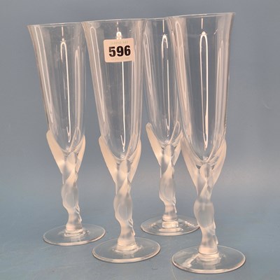 Lot 596 - A set of twelve Igor Carl Faberge kissing dove...