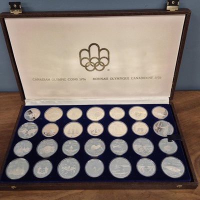Lot 549 - A cased set of twenty-eight 1976 Montreal...