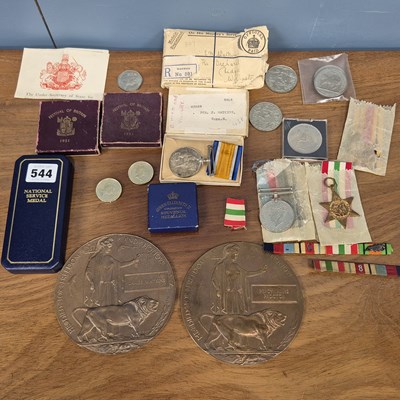 Lot 544 - Death Pennies for Percy James Proctor and for...