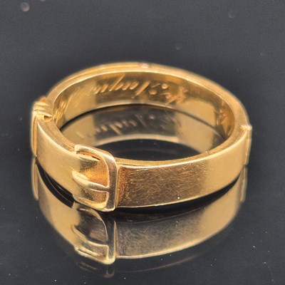 Lot 10a - A Victorian 18ct hallmarked gold Mourning ring...