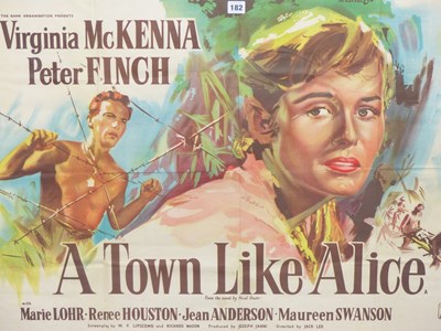 Lot 182 - A 1950's Rank film poster for the film 'A Town...