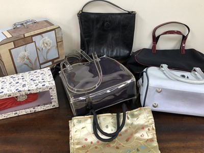 Lot 1165 - A selection of handbags to include Pringle,...