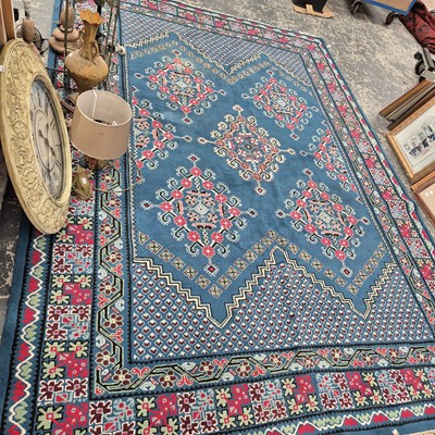 Lot 633 - A hand knotted carpet possibly continental 348...