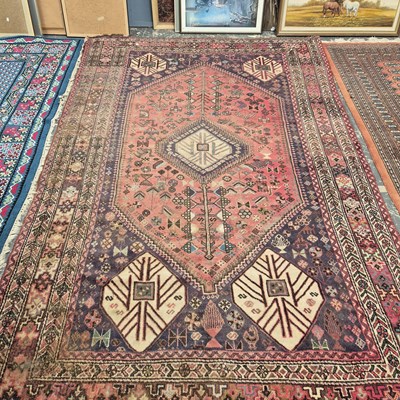 Lot 636 - A Persian tribal carpet 315 x 195 cm