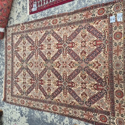 Lot 655 - A finely woven Persian rug of Caucasian design...