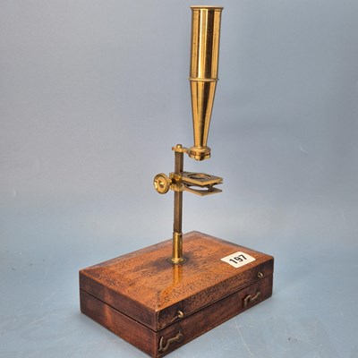 Lot 197 - A 19th century culpeper type travelling...
