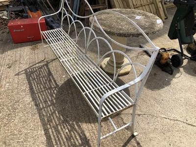 Lot 1279 - A good quality Regency style wrought iron...