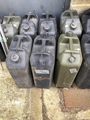 Lot 1302 - Various ex MOD jerry cans.