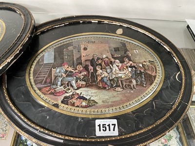 Lot 1517 - Two framed Leblond oval prints