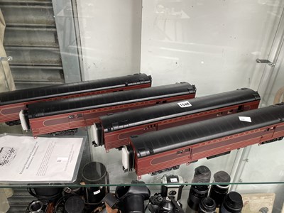 Lot 1548 - Four MTH 0 guage railway carriages