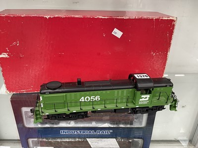Lot 1576 - A boxed 0 guage electric Burlington Northern...