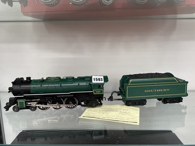 Lot 1593 - A Lionel 0 guage electric Southern locomotive...