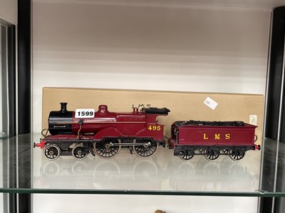 Lot 1599 - An 0 guage electric LMS locomotive and tender