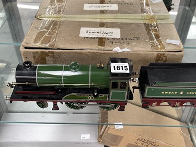 Lot 1615 - A Basset-Lowke 0 guage clockwork 4-4-0...